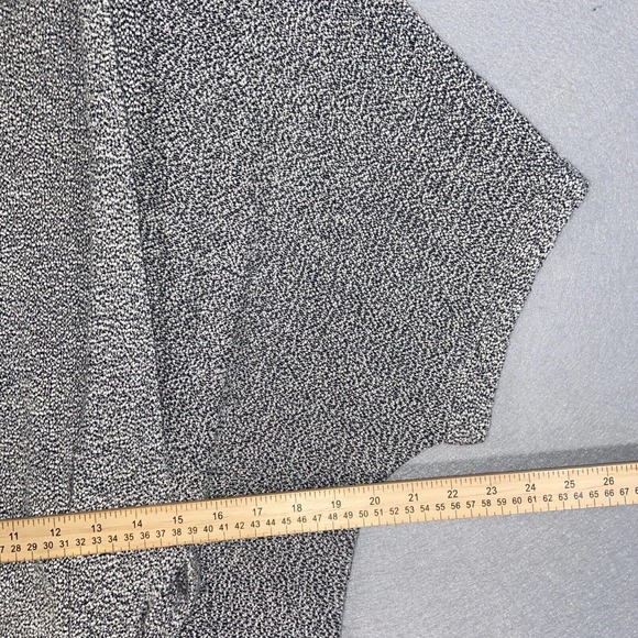 Banana Republic Cardigan Womens Large Gray Short Sleeve Belted Collared Casual - Picture 5 of 13